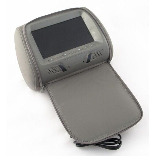 Подголовник с монитором KLYDE Ultra 717 Grey (серый)