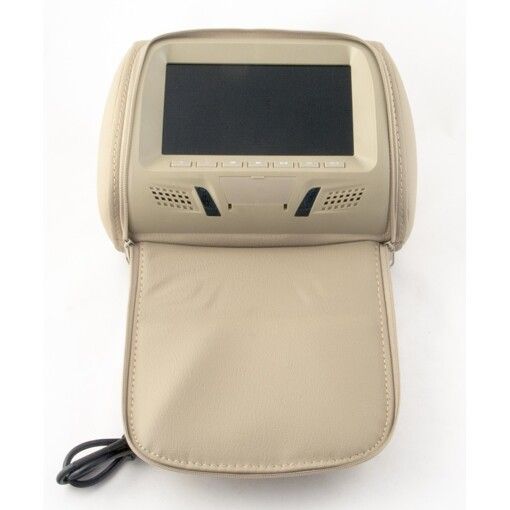 Подголовник с монитором KLYDE Ultra 717 Beige (бежевый)