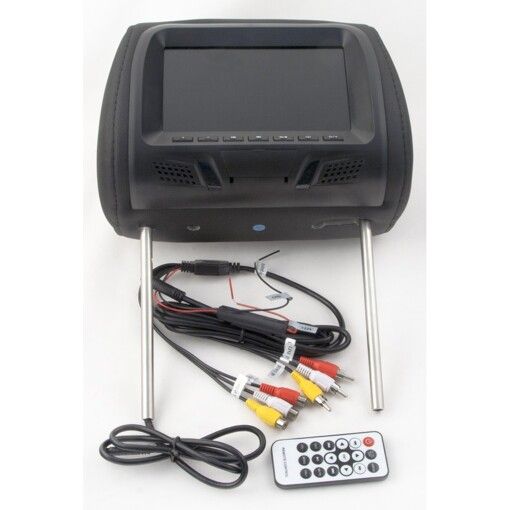 Підголовник з монітором KLYDE Ultra 715 Black (чорний)