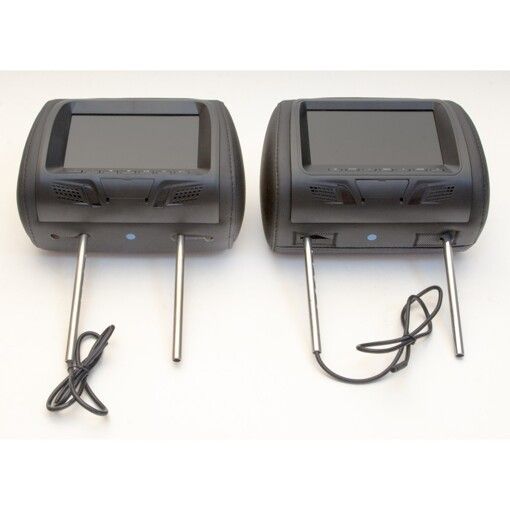 Комплект подголовников с монитором KLYDE Ultra 7725HD black (черный)