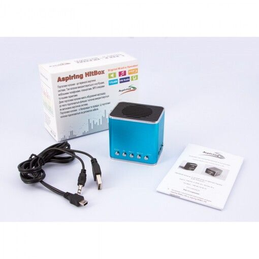 Портативна акустична система з будильником Aspiring HitBox200