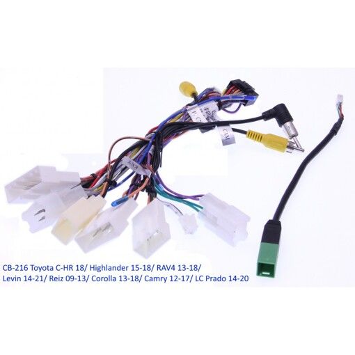 Комплект проводов для магнитол 16PIN CraftAudio CB-216 Subaru, Toyota Camry (XV50) (11-17), Forester (SJ) (12-18)