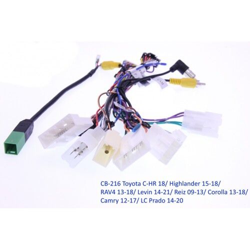 Комплект проводов для магнитол 16PIN CraftAudio CB-216 Subaru, Toyota Camry (XV50) (11-17), Forester (SJ) (12-18)