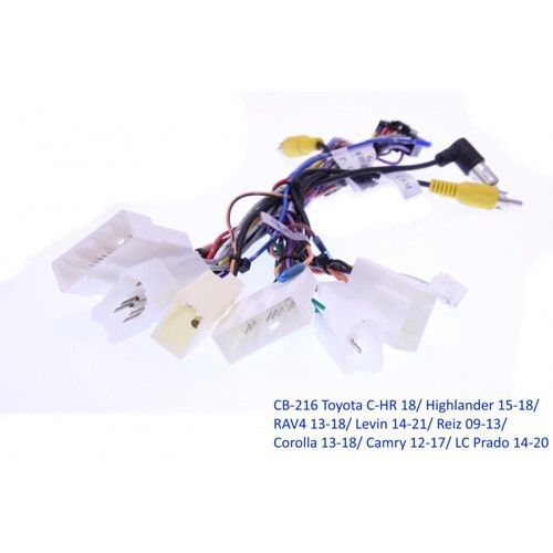 Комплект проводов для магнитол 16PIN CraftAudio CB-216 Subaru, Toyota Camry (XV50) (11-17), Forester (SJ) (12-18)