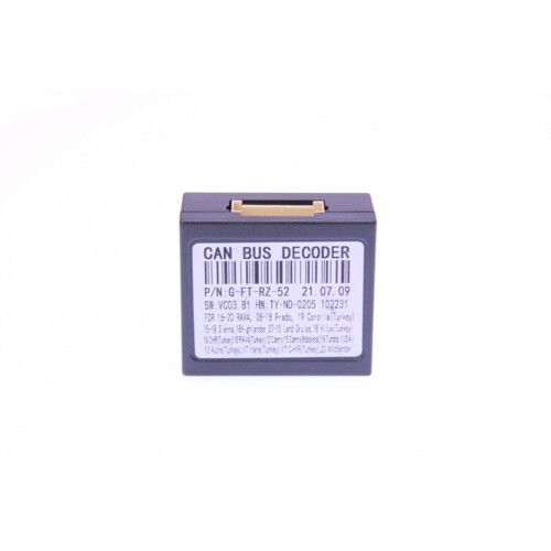CAN блок Raise G-FT-RZ-52 TOYOTA Rav4 16-20/ LC Prado 08-18/ Corolla 19/ Sienna 15-18/ Highlander 18/ Land Cruiser 07-15/ Hilux 18/ CH-R 17-19/ Camry 12-15/ Tundra 19/ Auris 13/ Yaris 17/ Wildlander 20