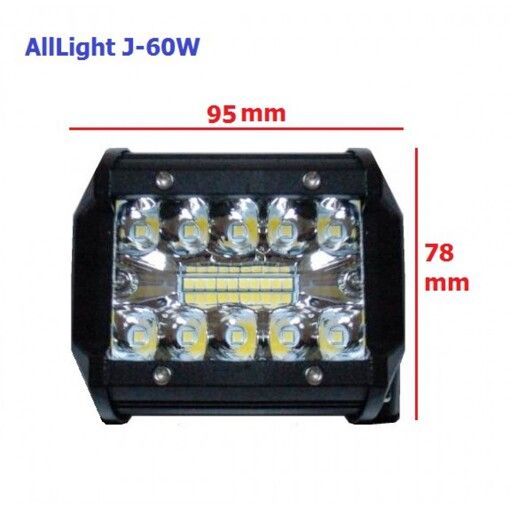 Светодиодная фара дальнего света AllLight J-60W
