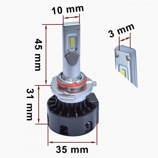 Лампи світлодіодні Prime-X K HB4 (9006) 6000К
