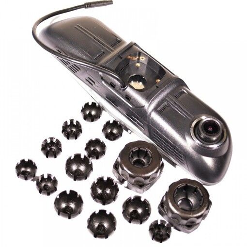 Дзеркало заднього виду з двоканальним реєстратором та монітором Prime-X 107uni ANDROID