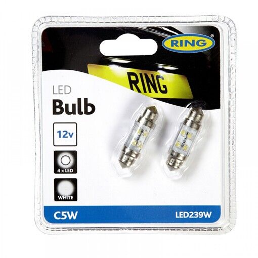 Габарити LED RING C5W 11*38мм 4LED white LED239W (9622) б2