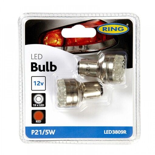 Габарити LED RING BAY15D 19 LED Red LED3809R (8091) б2