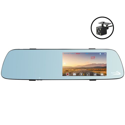 Зеркало-накладка заднего вида с Full HD регистратором Aspiring MAXI 1 SpeedCam