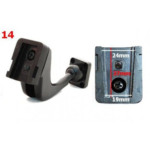 Кріплення до дзеркала заднього виду Jimi JC600 BK-14