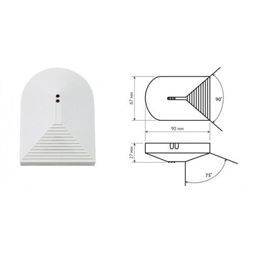Дротовий датчик розбиття скла GBS-16