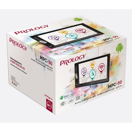 Мультимедиа 2-DIN Prology MPC-50 (Навител)