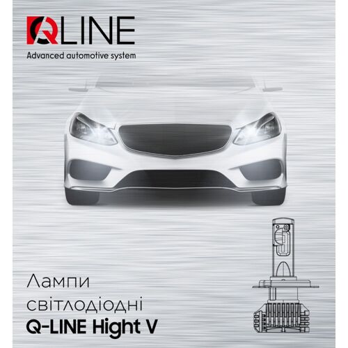 Лампы светодиодные QLine Hight V HB4 9006 6000K (2шт.)