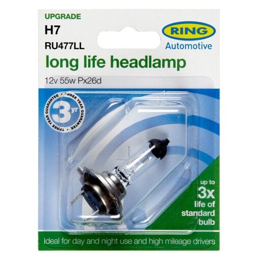 Лампа галогенна RING H7 REU477LL 12V 55W