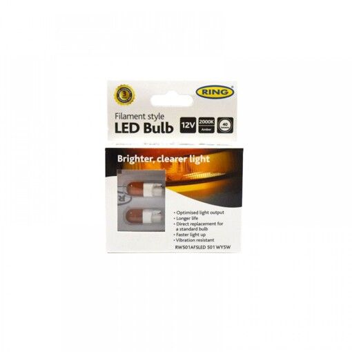 Габарити LED RING Filament WY5W 501A Amber RW501AFSLED (0404) к2