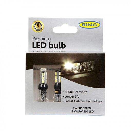 Габарит LED RING W5W 501 RW501CBLED (7053) (2шт.)