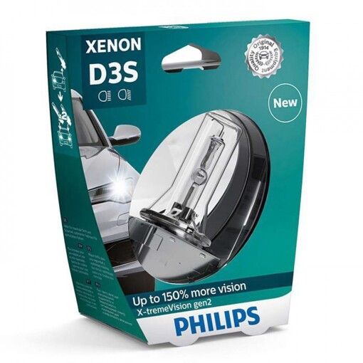 Ксеноновая лампа Philips D3S X-treme Vision 42403 XV2 S1 gen2 +150%