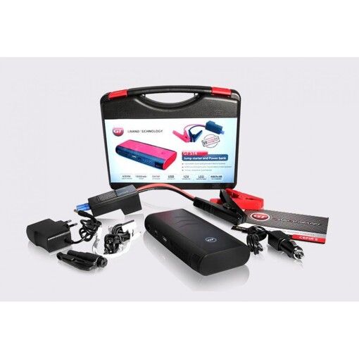 Портативний зарядний пусковий пристрій GT S14 black