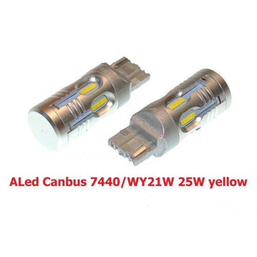 Лампа повторювача поворотів LED ALed Canbus 7440 (WY21W) 25W Yellow (2шт.)