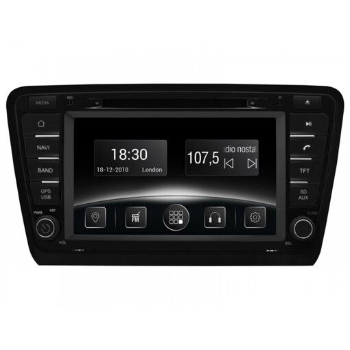 Штатна магнітола Gazer CM6008-5E3 Skoda Octavia A7 (5E3) (2013-2016)