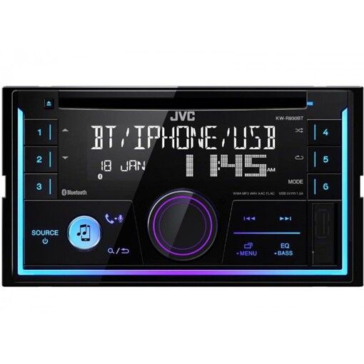 2DIN CD/MP3-ресивер JVC KW-R930BT