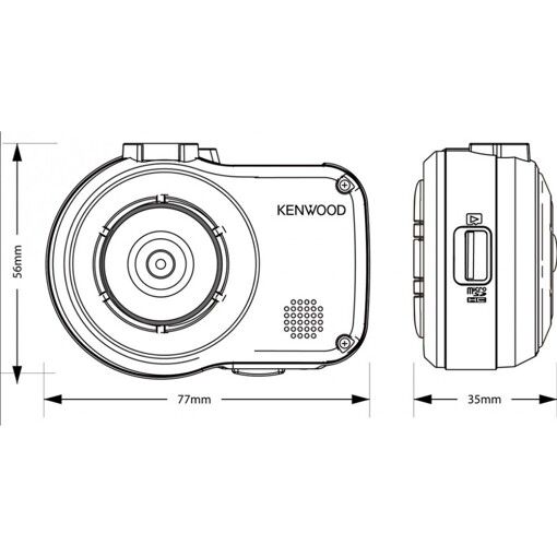 Видеорегистратор KENWOOD DRV410 GPS