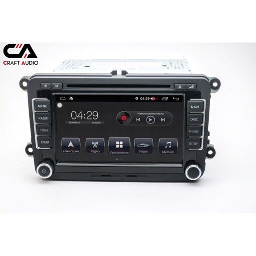 Штатна магнітола CraftAudio CA-6100 7&quot; Skoda PQ DesignClassic