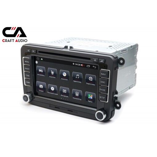 Штатна магнітола CraftAudio CA-6100 7&quot; Skoda PQ DesignClassic
