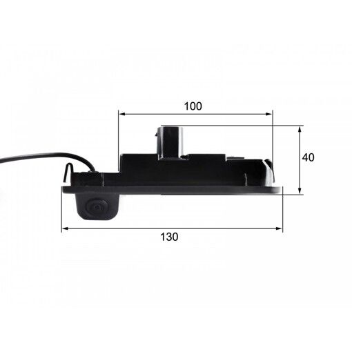 Камера заднього виду Falcon TG01HCCD (Ford Focus 2,3)
