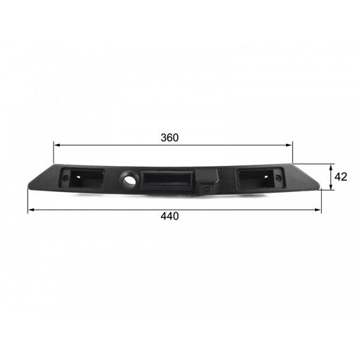 Камера заднього виду Falcon TG05HCCD (Audi A6 2009-11, Q7 '11-'13, A3 '11-'12)