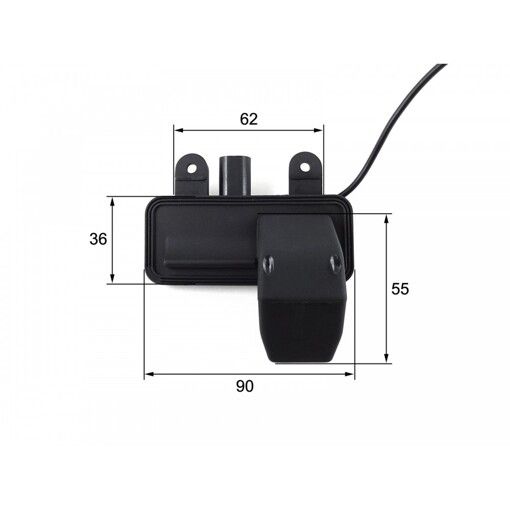 Камера заднього виду Falcon TG09HCCD (Mercedes GLK300, C-Klass, E-Klass, S-Klass, ML 2013)