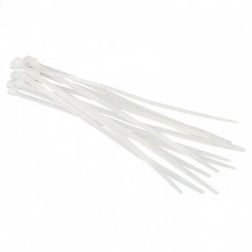 Стяжки 250мм 3,6 мм (100шт) белые