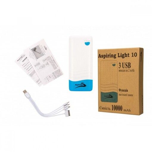 Портативный аккумулятор Aspiring LIGHT 10