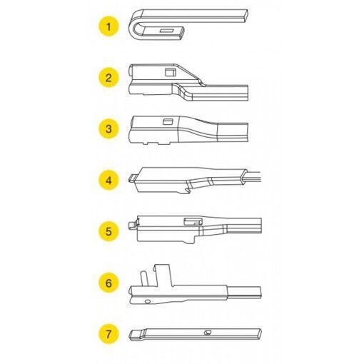 Двірник безкаркасний Ring RBB15380 15&quot;/380mm