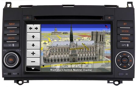 Штатная магнитола nTray 7738 Mercedes (Навител)