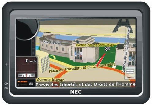 GPS-навігатор NEC GPS-433