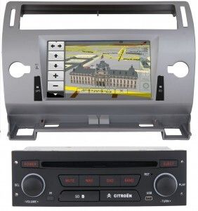 Штатная магнитола nTray 7637 Citroen C4