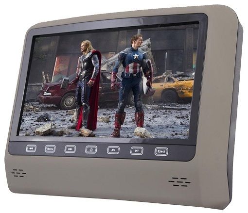 Накладка на підголівник з монітором nTray 950hdb пара (сірі)