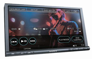 2-DIN DVD Монітор Sony XAV-W1