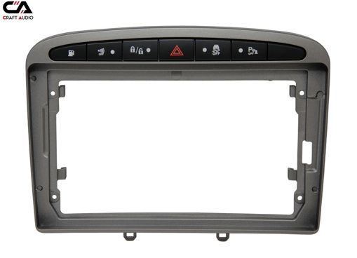 Рамка переходная CraftAudio PE-22-353 Peugeot 308 07-13 / 408 11+ 9&quot; gray