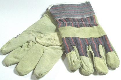 Перчатки замшевые