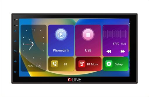 Мультимедіа 2-DIN Qline Dino-1001 Carplay/AndroidAuto