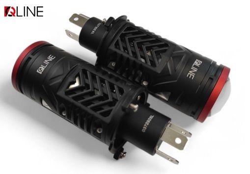 Лампы-линзы светодиодные Qline Alpha H4 Projector МАХ  6000K (2шт)
