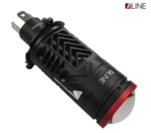 Лампы-линзы светодиодные Qline Alpha H4 Projector МАХ  6000K (2шт)