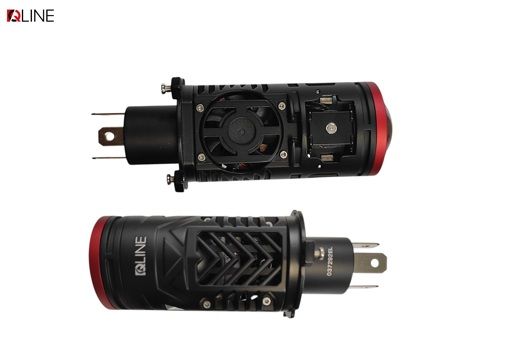 Лампы-линзы светодиодные Qline Alpha H4 Projector МАХ  6000K (2шт)