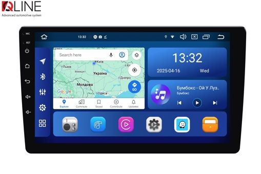 Мультимедійний центр Qline AMR-1033Pro DSP Android 12 3/32 10&quot;