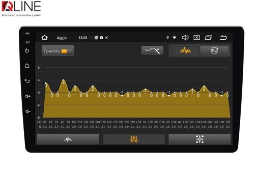 Мультимедійний центр Qline AMR-1033Pro DSP Android 12 3/32 10&quot;