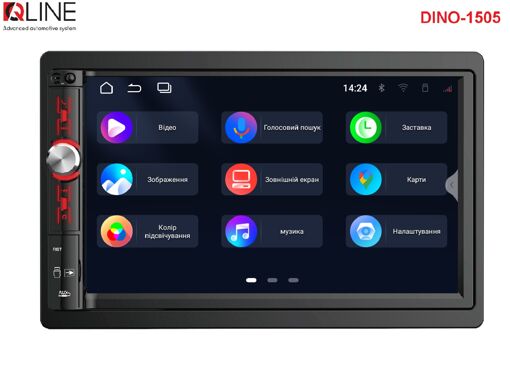 Мультимедиа 2-DIN Qline Dino-1505 Android 13 3/32